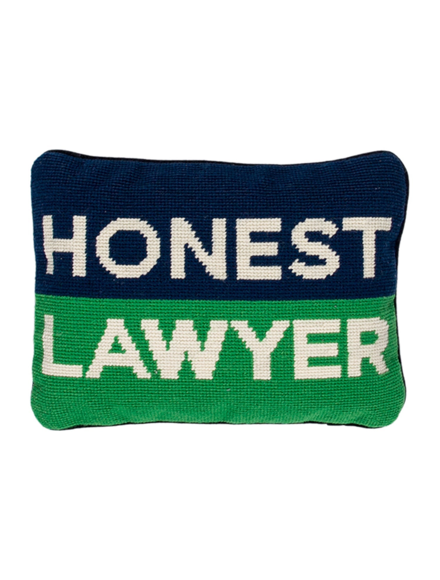 Jonathan Adler 'Honest Lawyer' Needlepoint Throw Pillow
