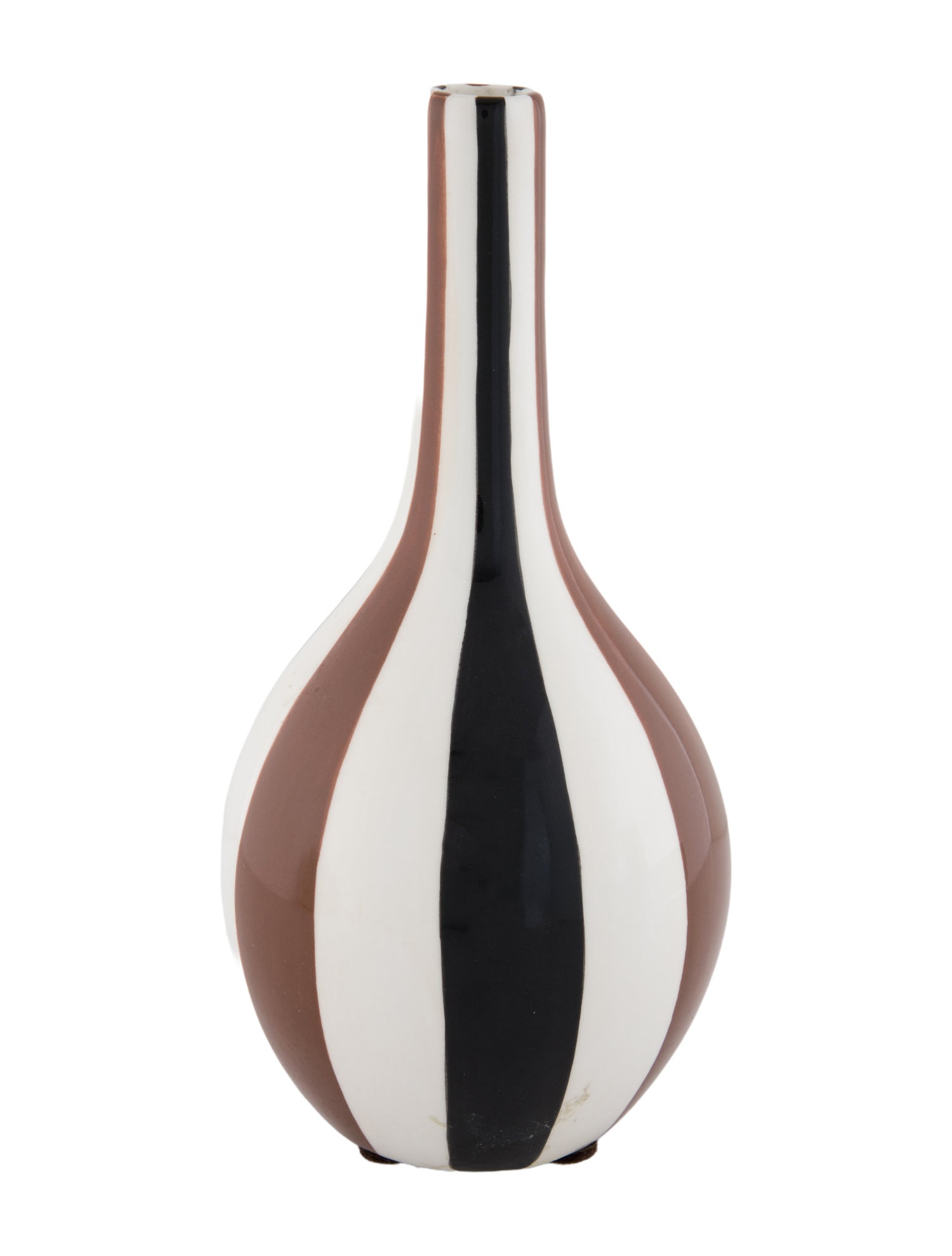 Jonathan Adler Striped Porcelain Vase