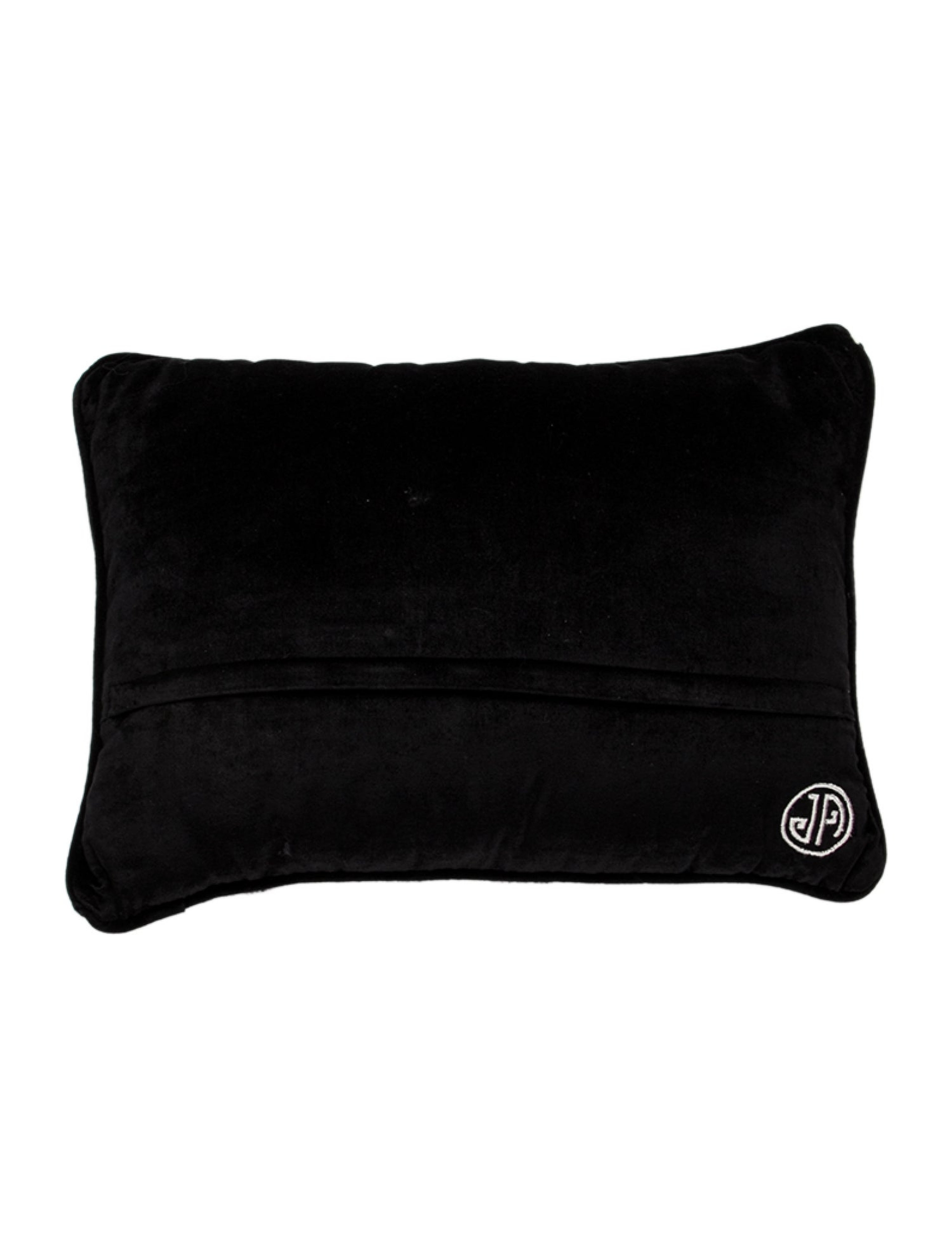 J'Accuse Needlepoint Throw Pillow