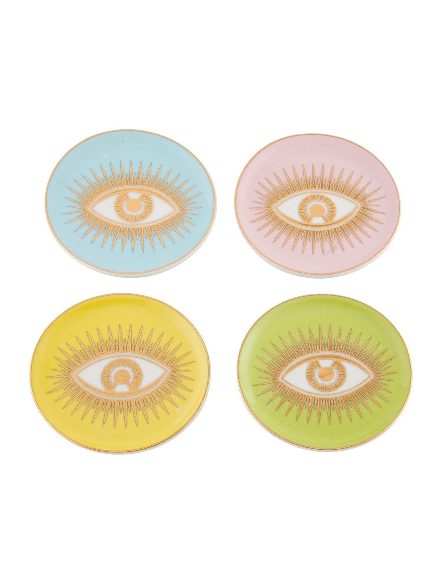 Jonathan Adler Set of 4 Le Wink Coasters