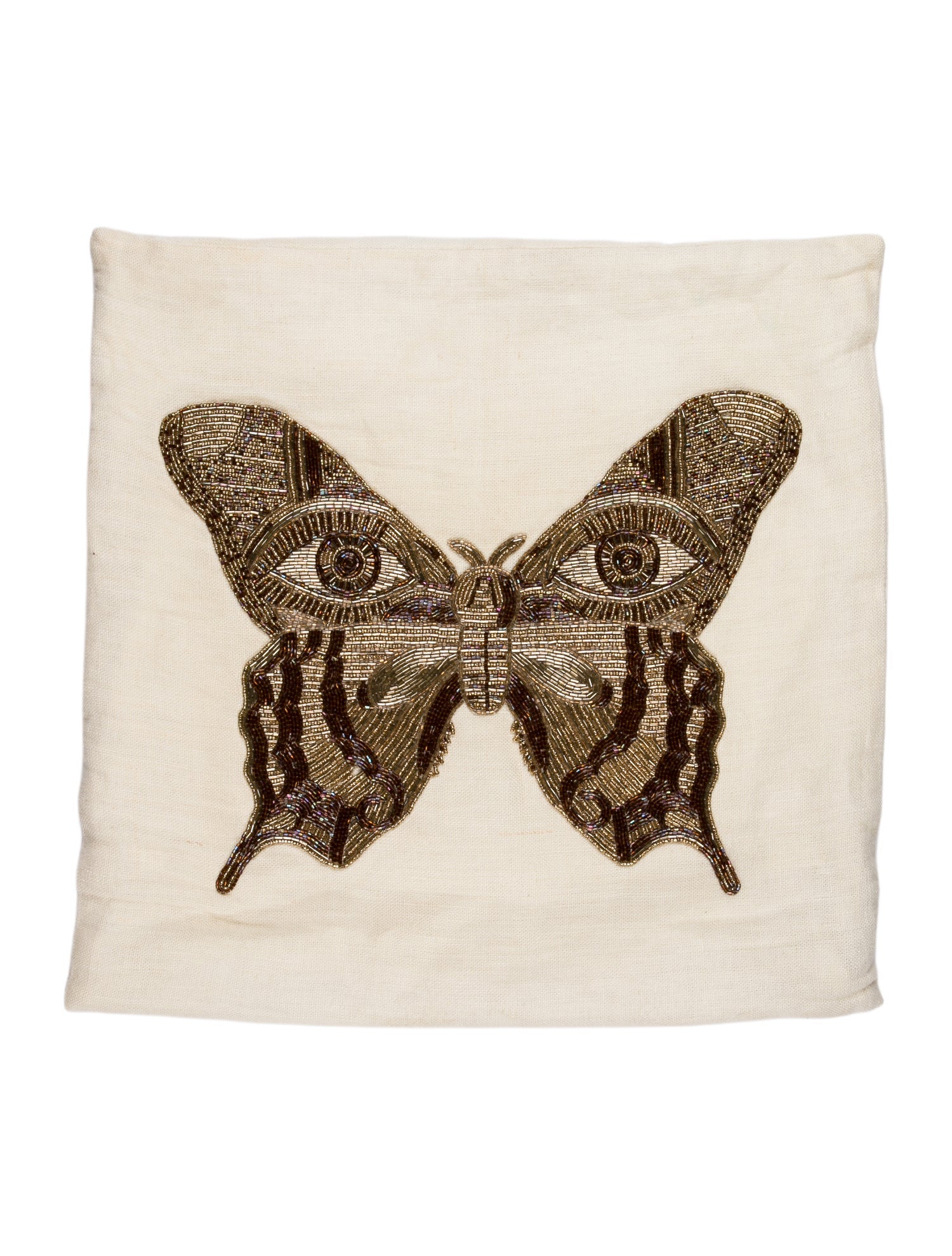 Jonathan Adler Butterfly Embellished Throw Pillow Sham