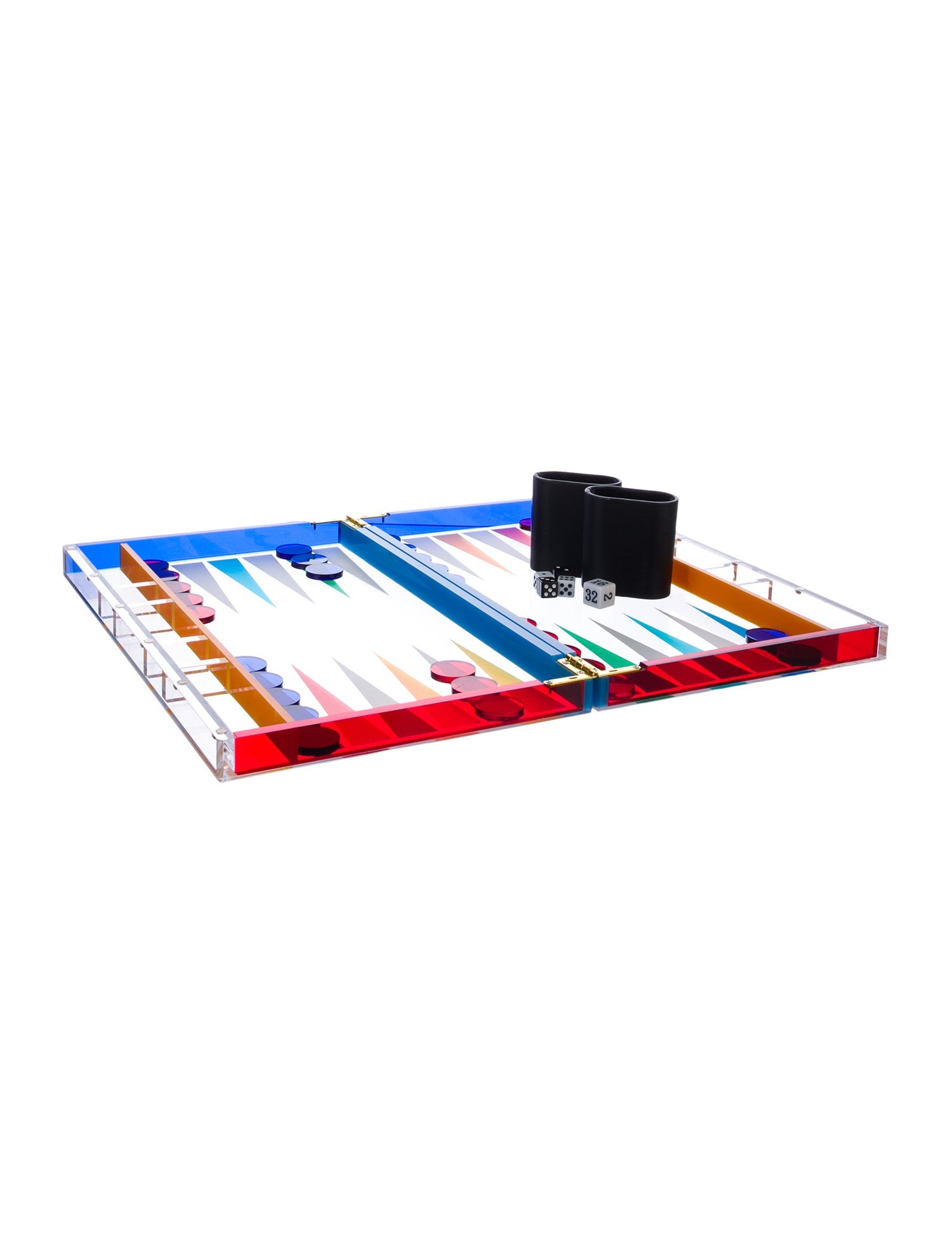 Jonathan Adler Acrylic Backgammon Set