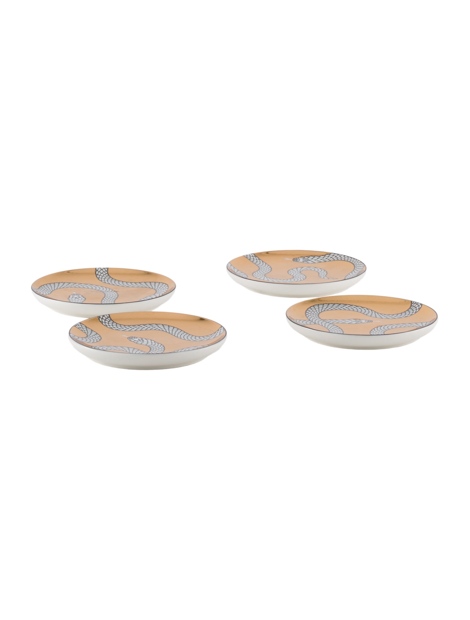 Jonathan Adler Set of 4 Eden Porcelain Coasters