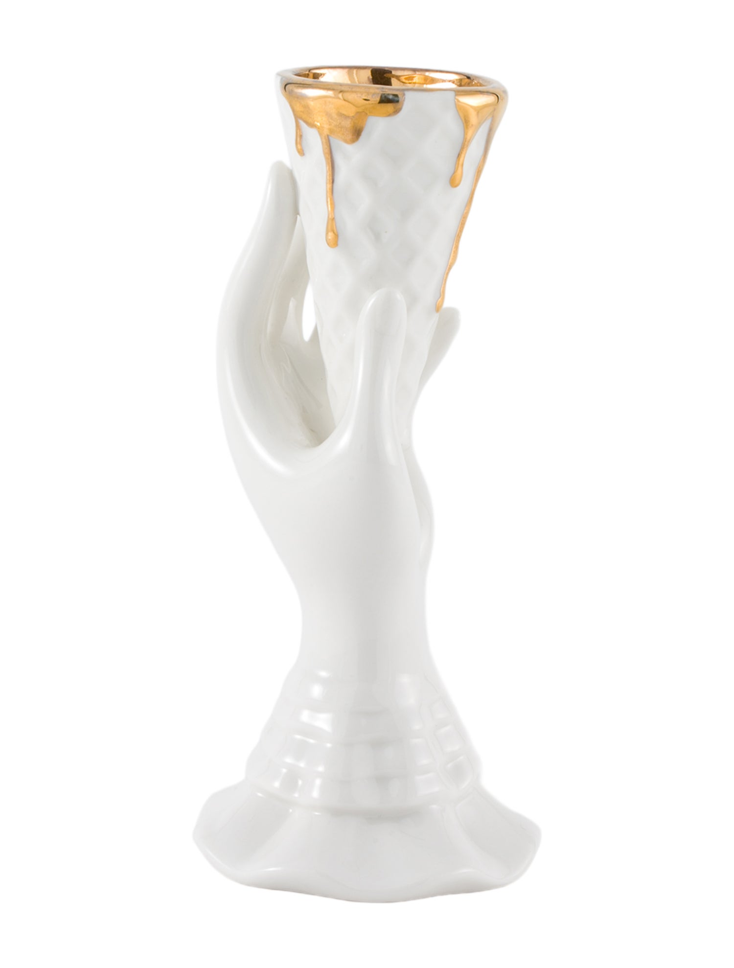 Jonathan Adler Gilded Muse I-Scream Vase