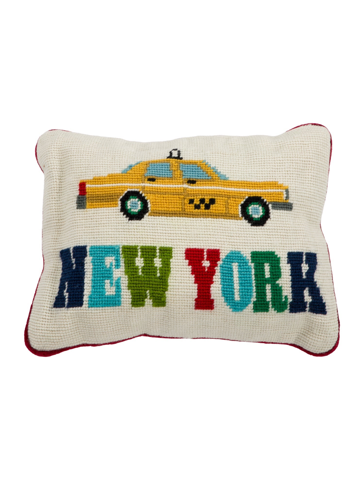 Jonathan Adler New York Needlepoint Throw Pillow