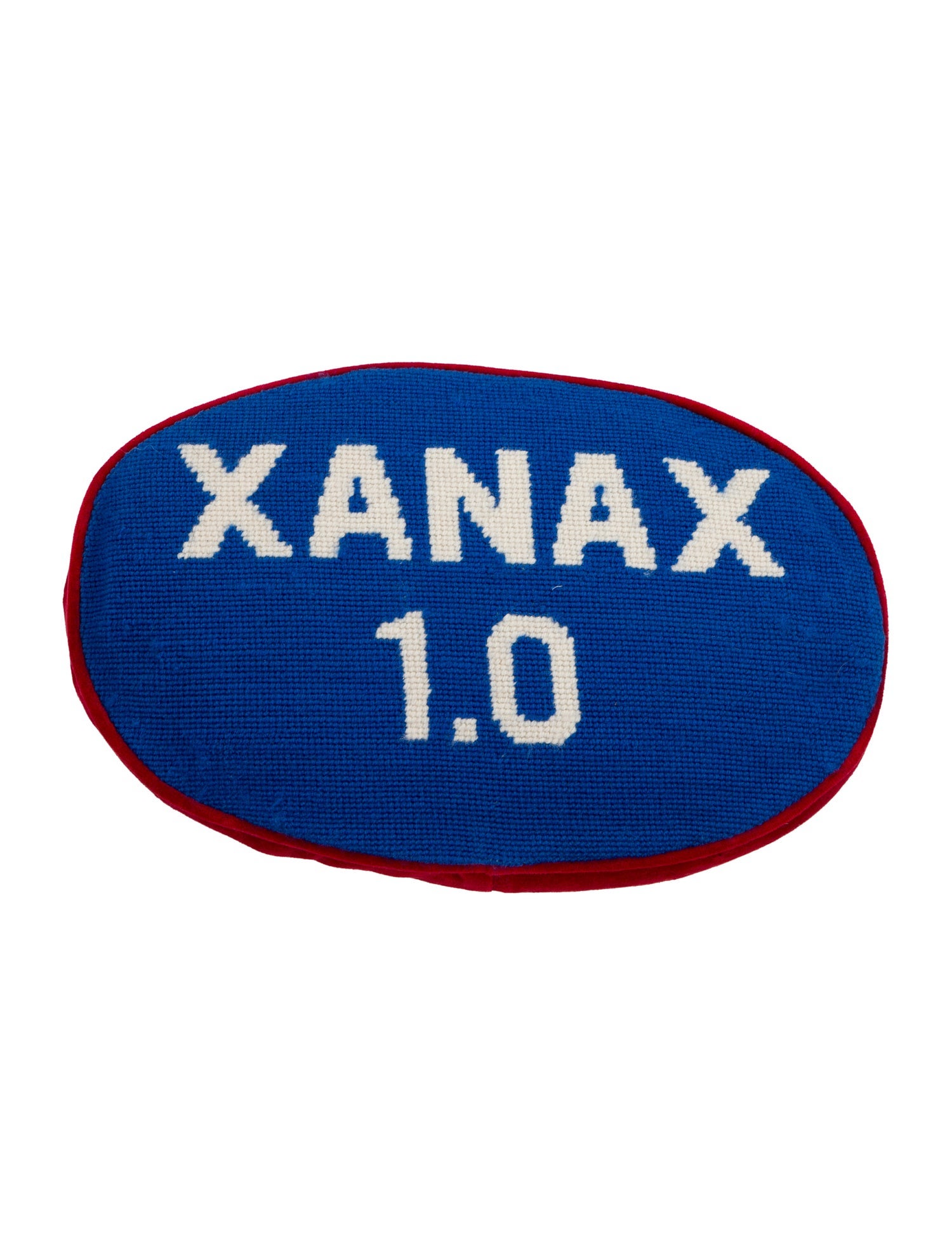Jonathan Adler Xanax 1.0 Needlepoint Throw Pillow
