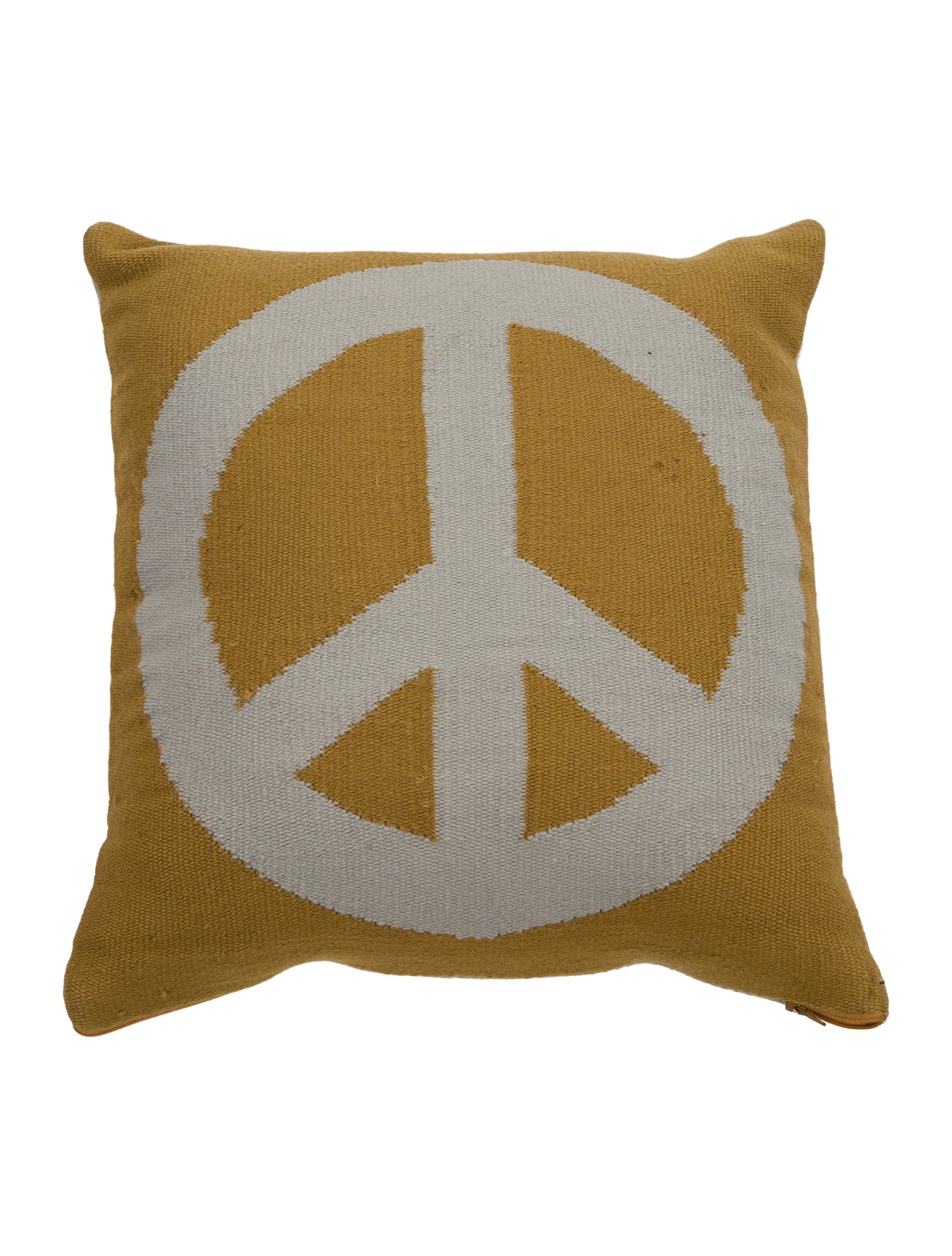 Jonathan Adler Peace & Love Reversible Needlepoint Throw Pillow