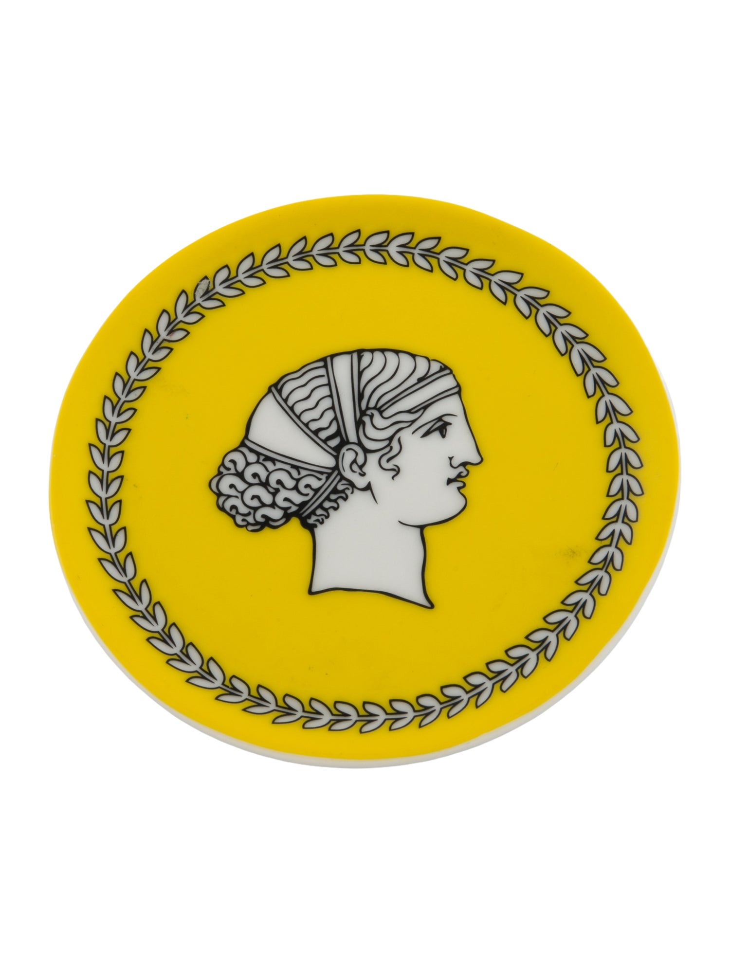 Jonathan Adler Yellow Grand Tour Coaster