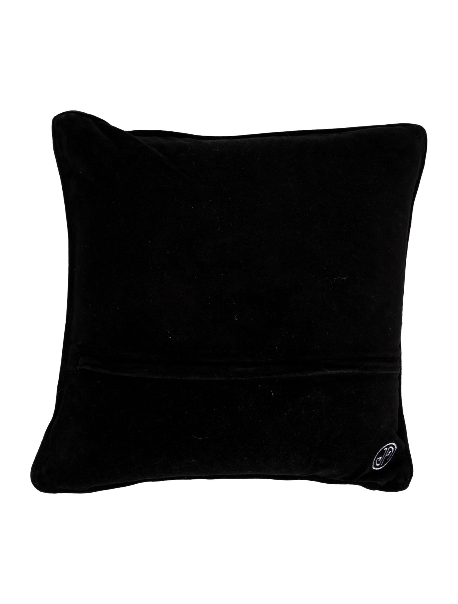 Jonathan Adler Lips Hush Needlepoint Throw Pillow