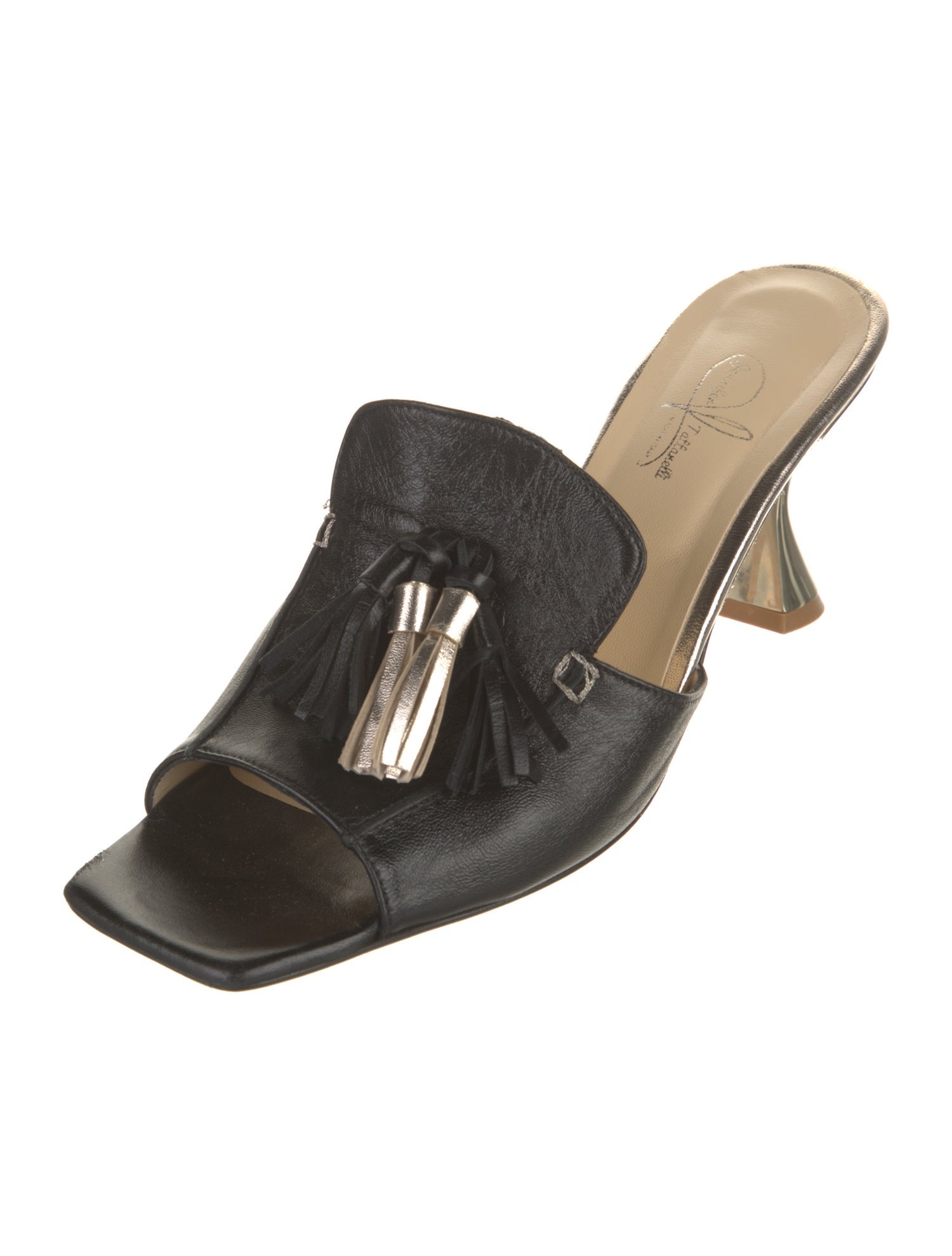 Jennifer Tattanelli Leather Slides