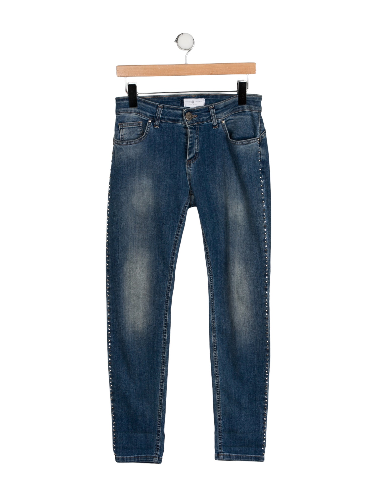 Jennifer Tattanelli Mid-Rise Skinny Leg Jeans