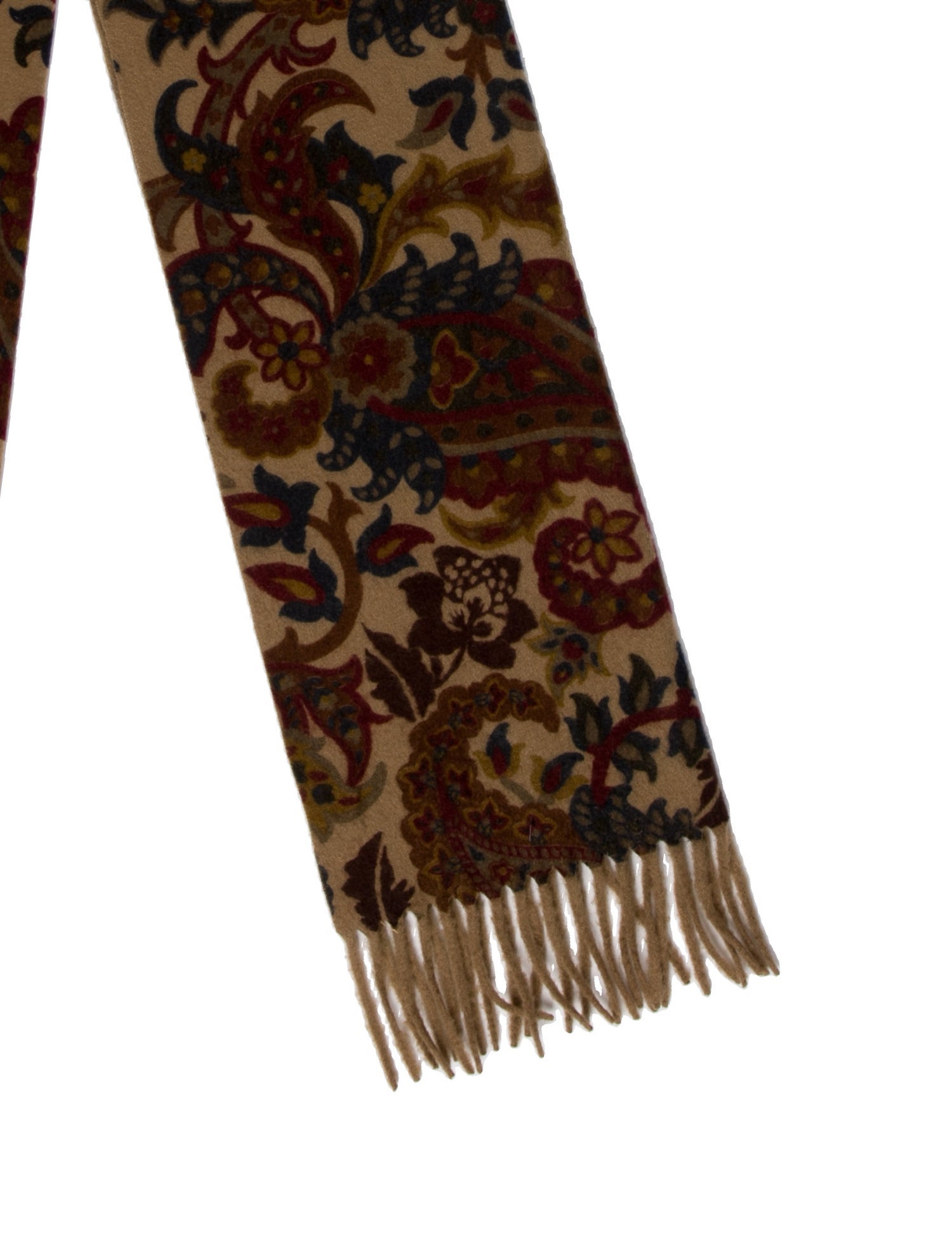 Jennifer Tattanelli Cashmere Paisley Print Scarf