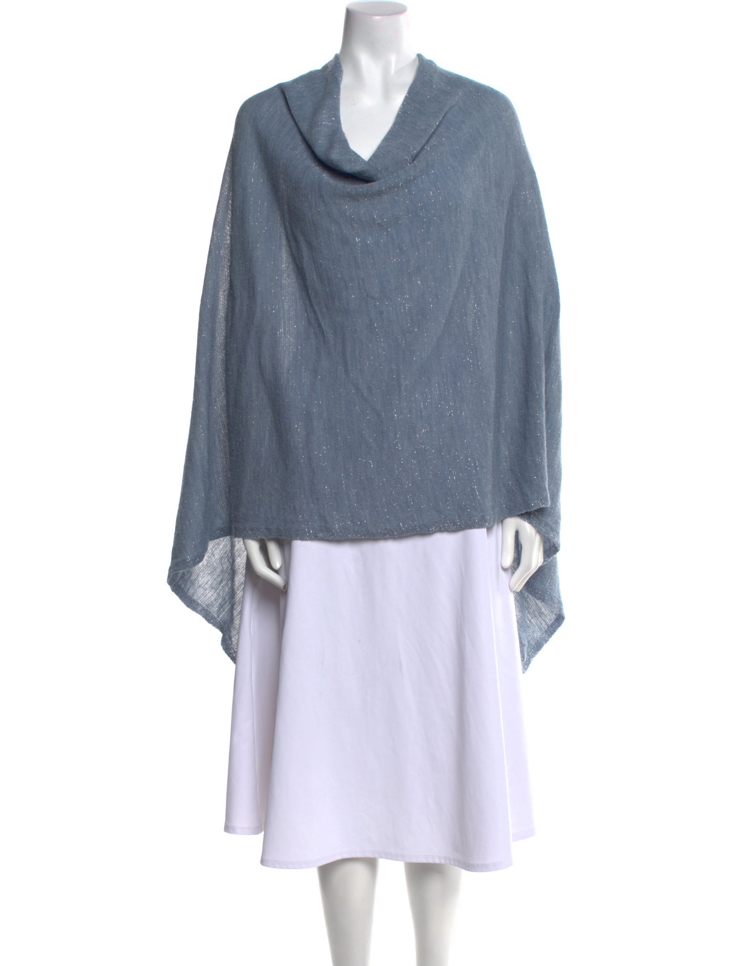 Jennifer Tattanelli Crew Neck Poncho