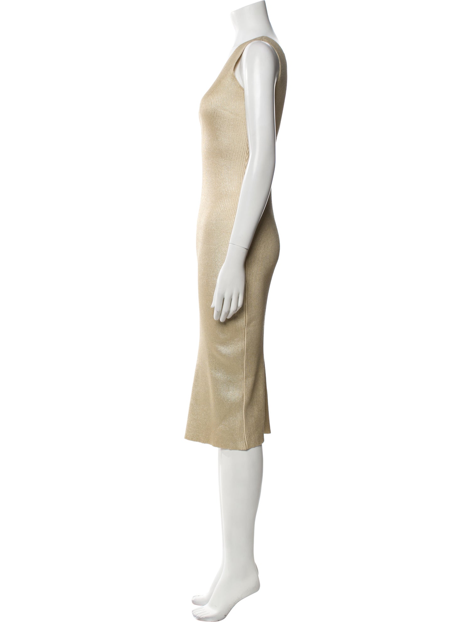 Jennifer Tattanelli Scoop Neck Midi Length Dress