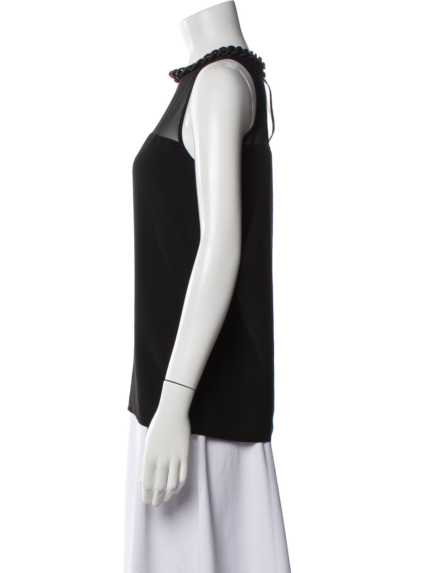 Jennifer Tattanelli Crew Neck Sleeveless Top