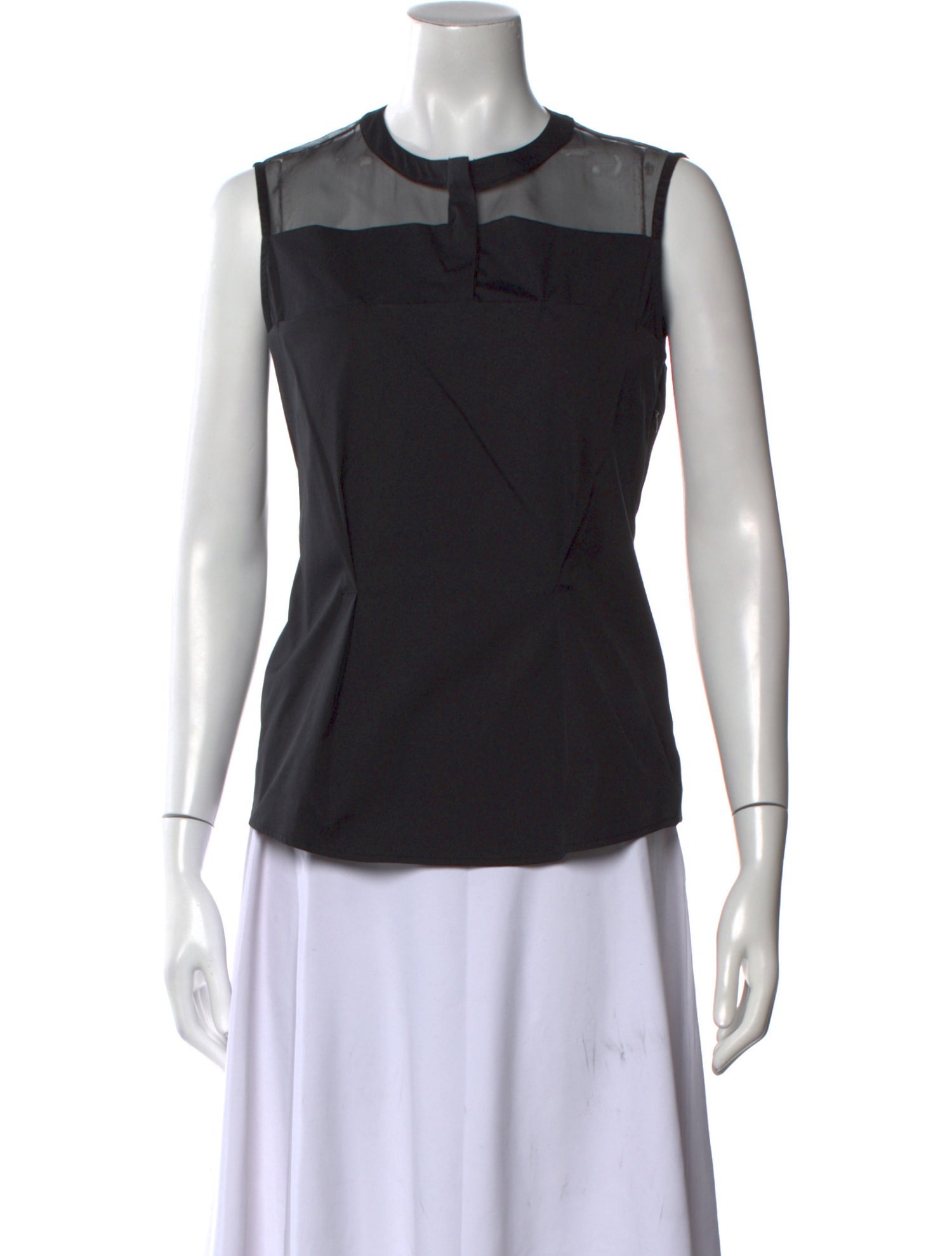 Jennifer Tattanelli Silk Crew Neck Top