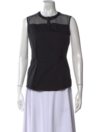 Jennifer Tattanelli Silk Crew Neck Top