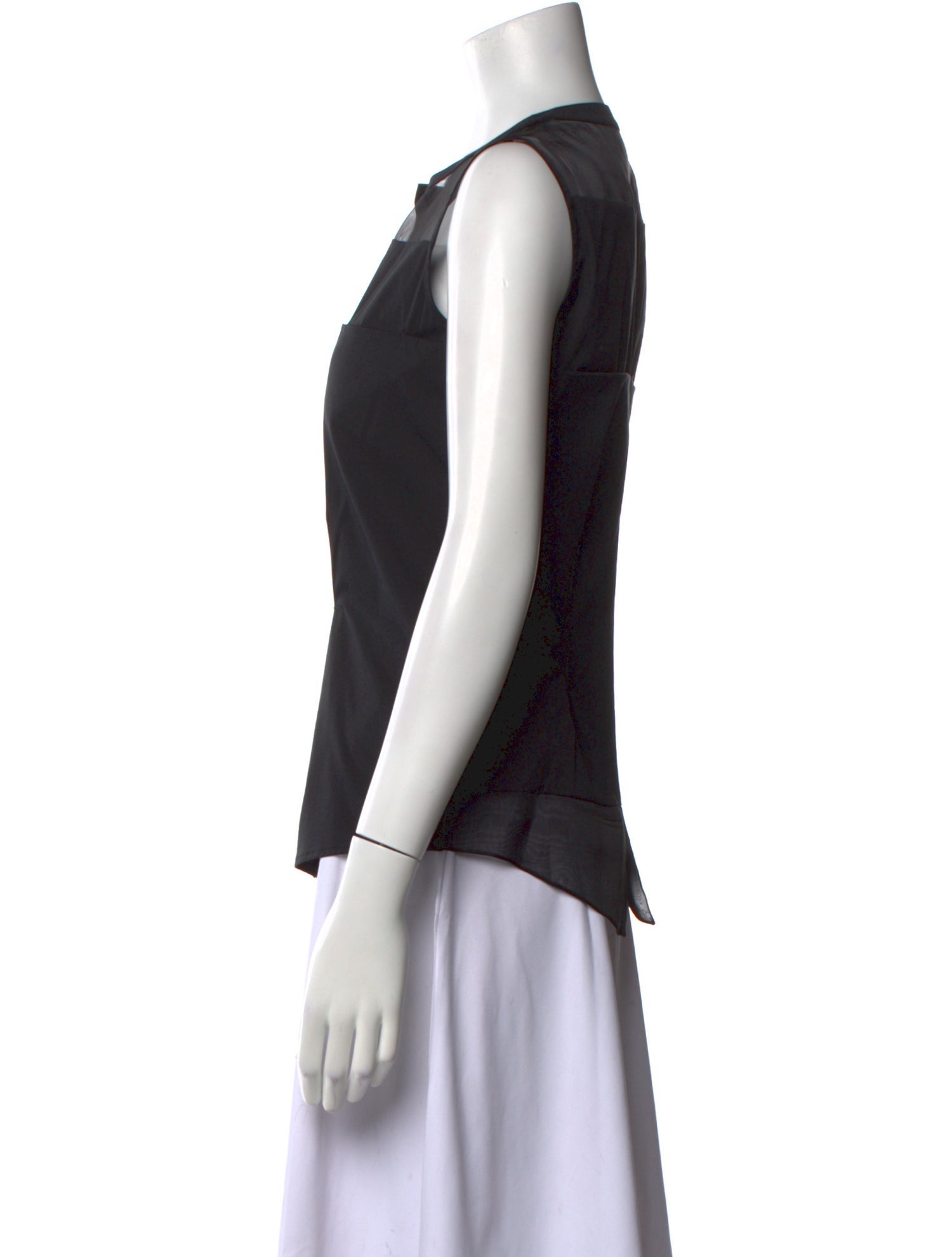 Jennifer Tattanelli Silk Crew Neck Top