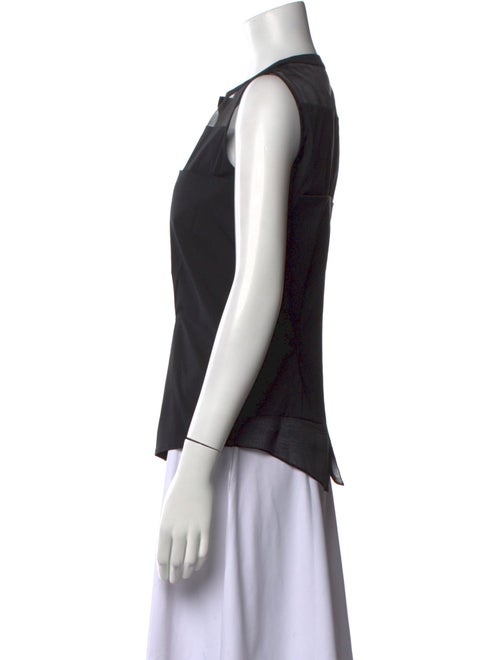 Jennifer Tattanelli Silk Crew Neck Top