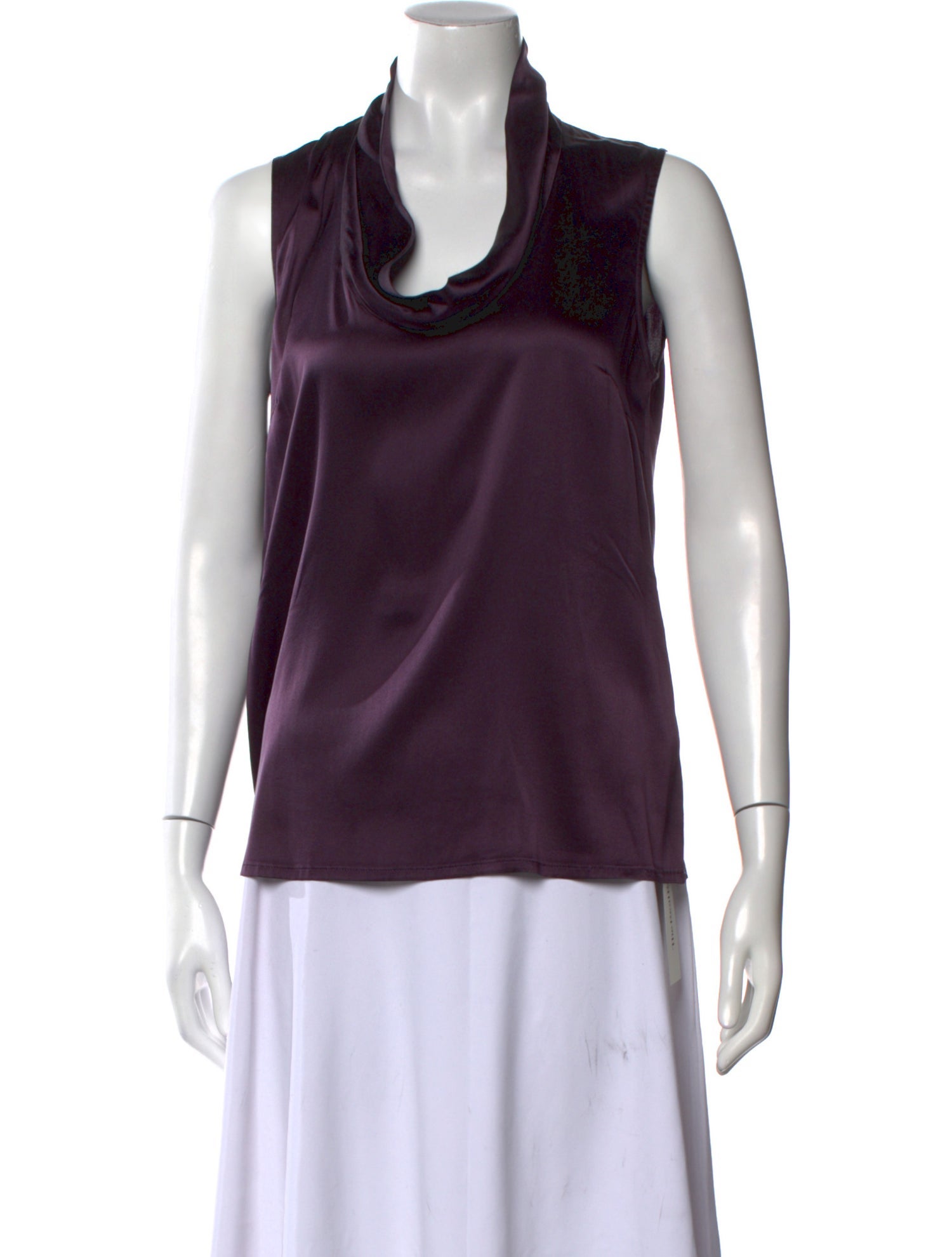 Jennifer Tattanelli Silk Cowl Neck Top