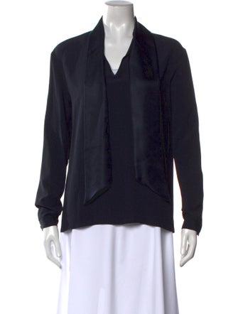 Jennifer Tattanelli Silk V-Neck Blouse