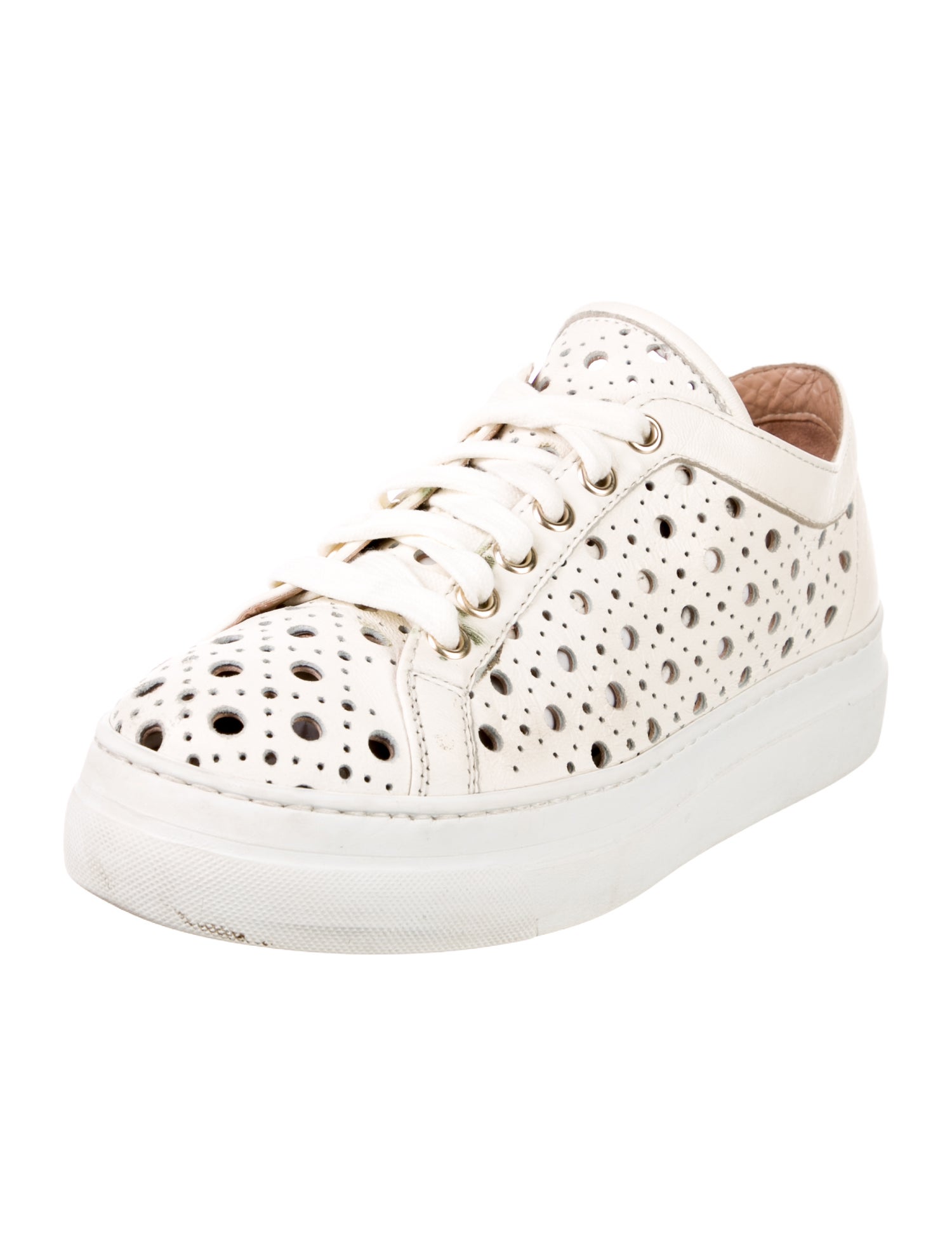 Jennifer Tattanelli Leather Sneakers