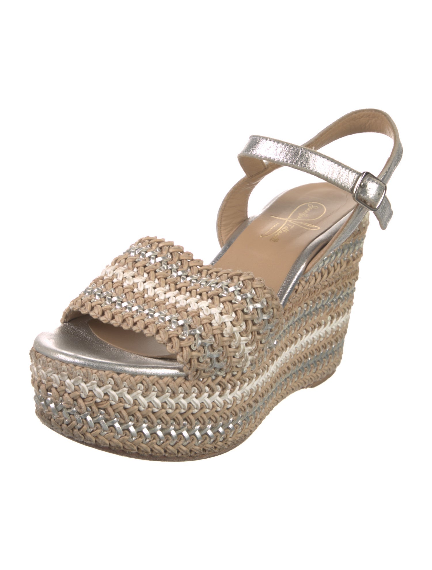Jennifer Tattanelli Leather Espadrilles
