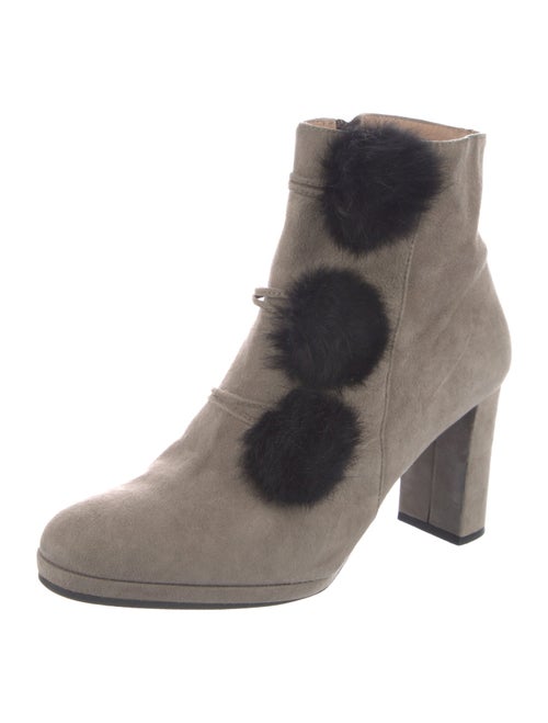 Jennifer Tattanelli Suede Lace-Up Boots