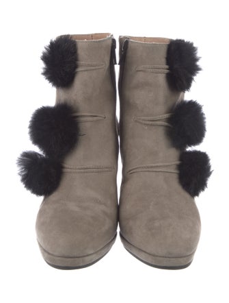 Jennifer Tattanelli Suede Lace-Up Boots