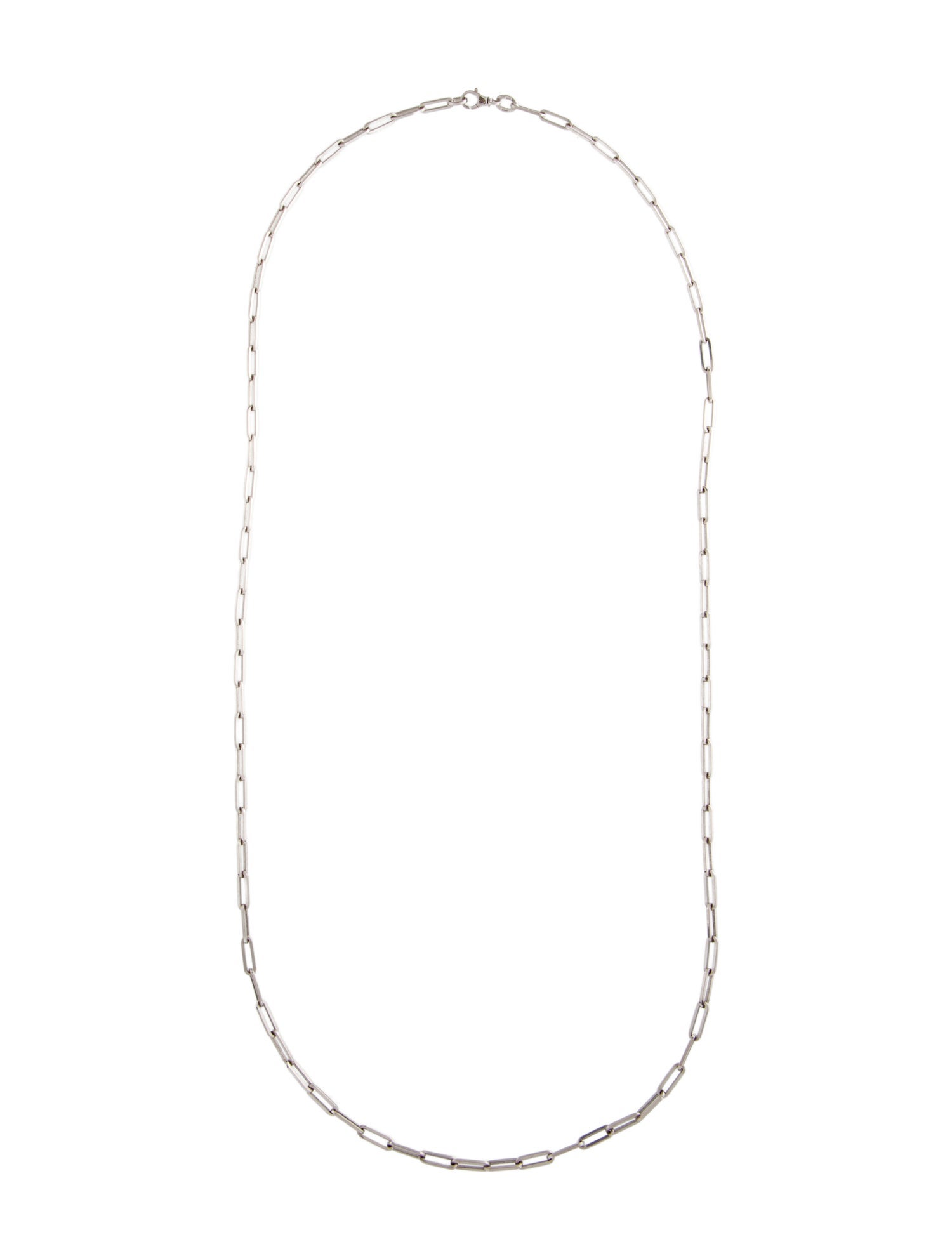 Jade Trau 18K Tatum Rectangle Chain Necklace