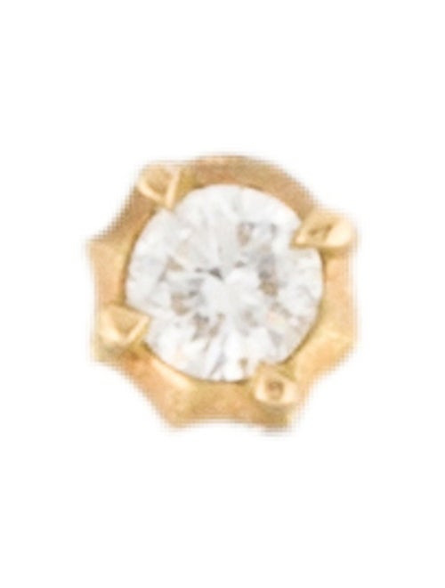 Jade Trau 18K Diamond Small Sophisticate Single Stud Earring