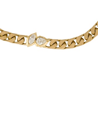 Jade Trau 18K Diamond Posey Curb Chain Bracelet