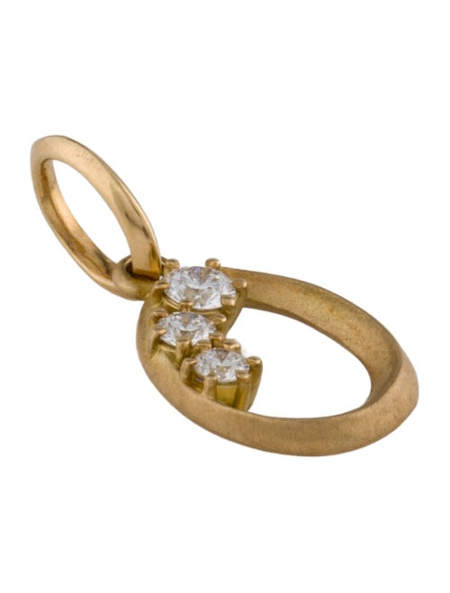 Jade Trau 18K Diamond Initial 'O' Charm