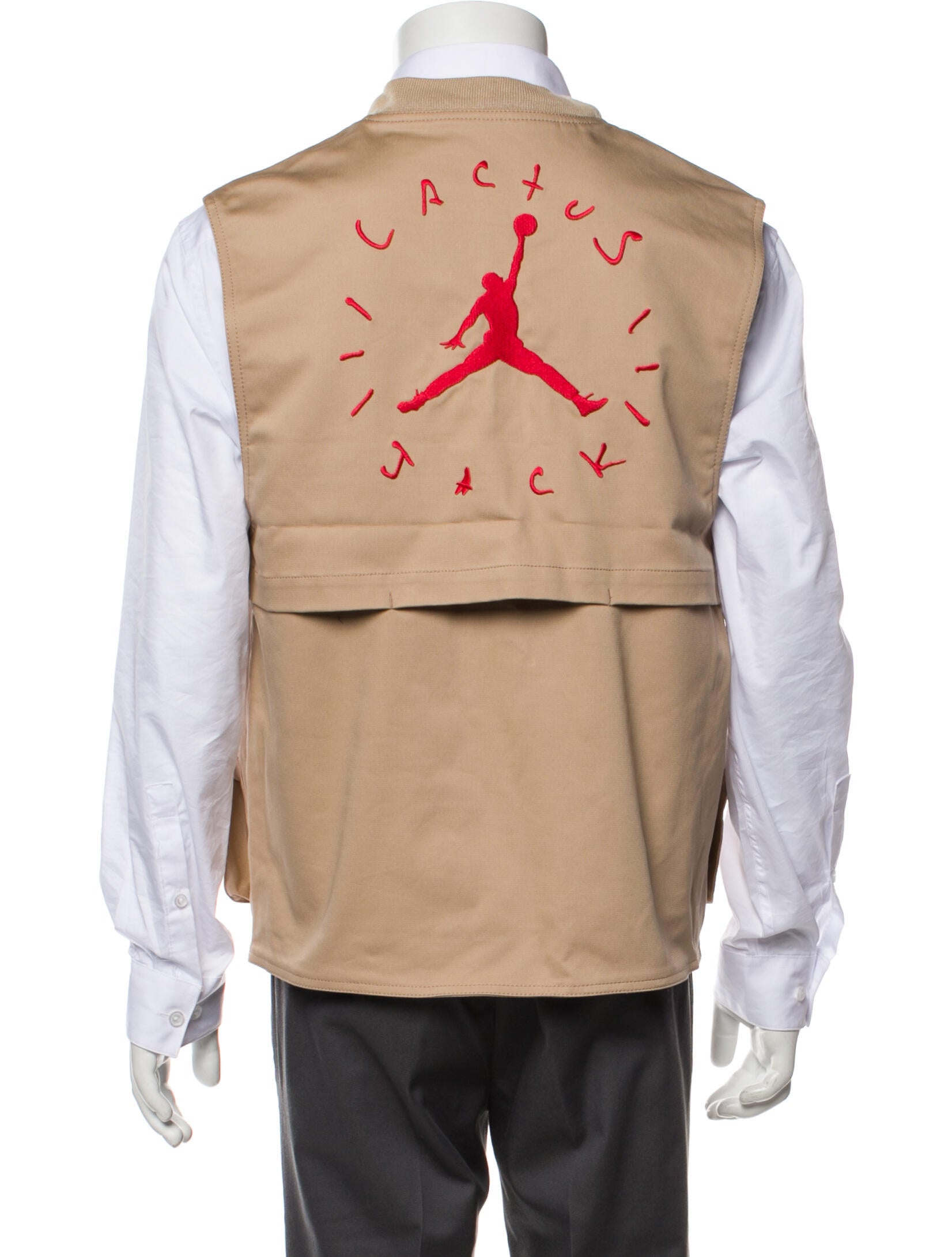 Jordan x Travis Scott Cactus Jack Utility Vest w/ Tags - Neutrals
