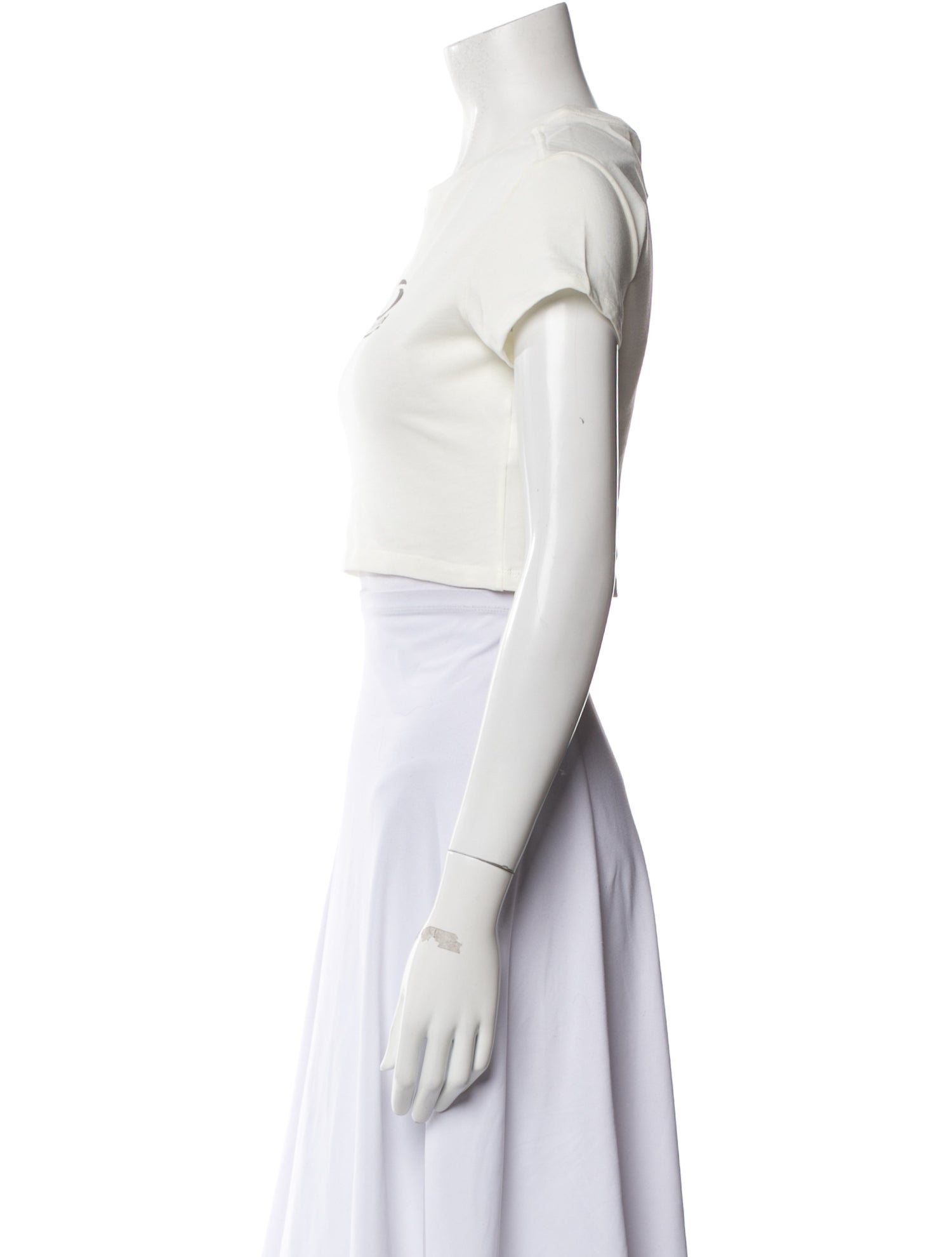 Jordan x Travis Scott Graphic Print Crew Neck Crop Top