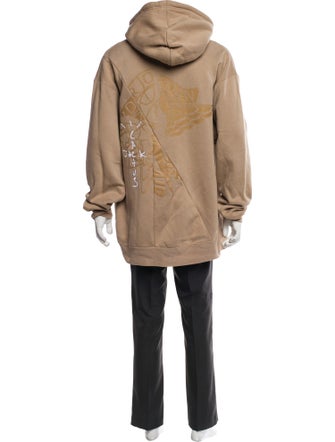 Jordan x Travis Scott Graphic Print Crew Neck Hoodie