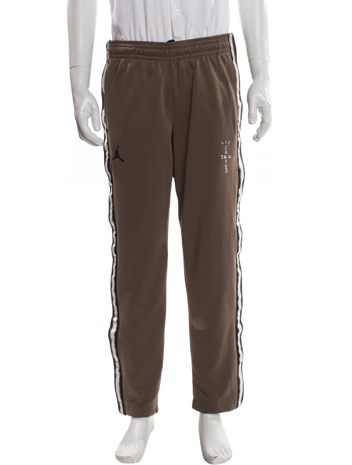 Jordan x Travis Scott 2019 MJ Track Pant 'Palomino/Black' Lounge Bottoms