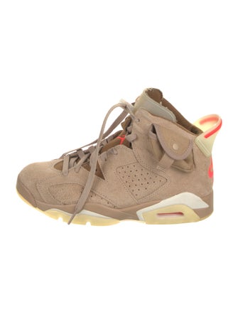 Jordan x Travis Scott 6 Retro 'British Khaki' Sneakers