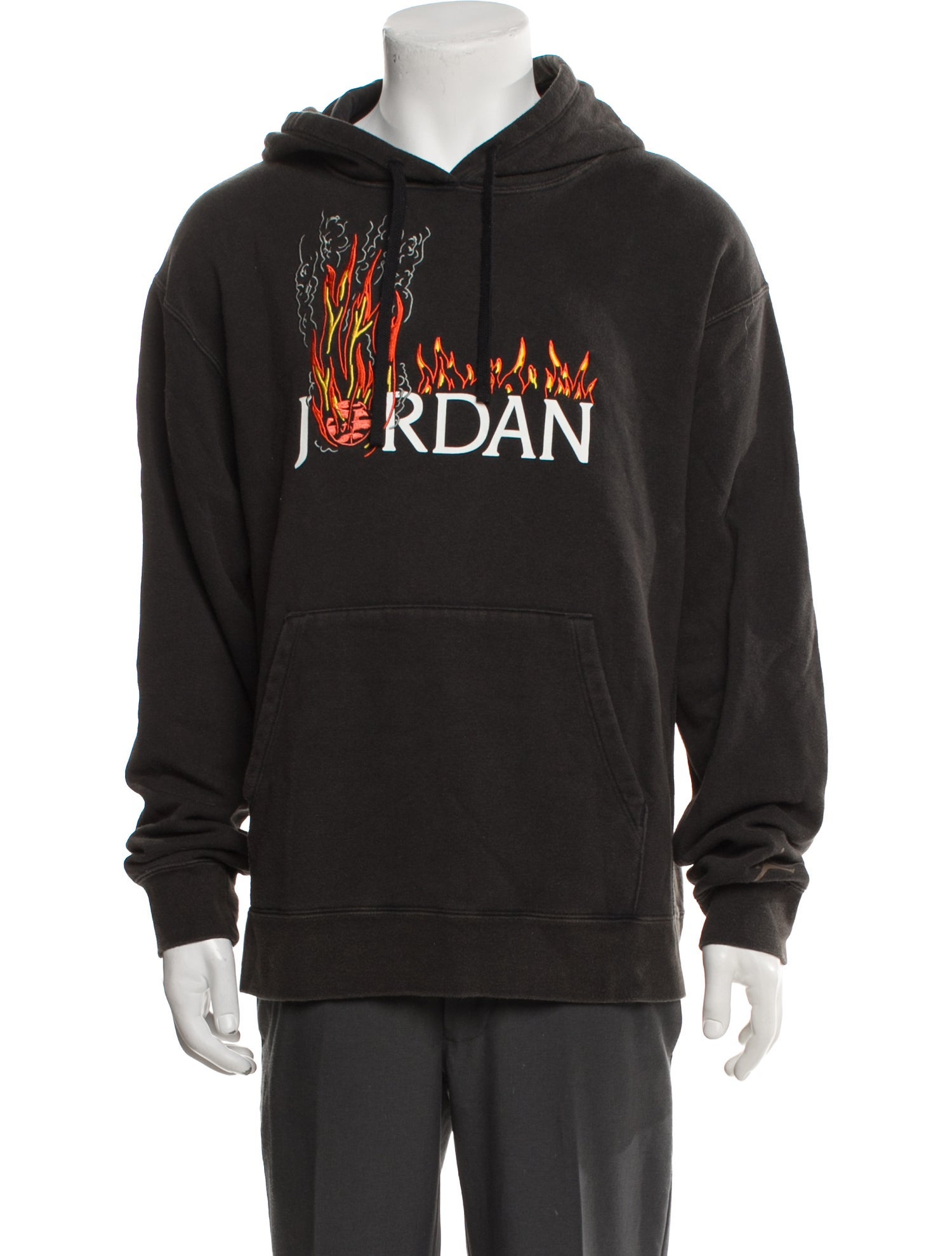 Jordan x Travis Scott Graphic Print Crew Neck Hoodie
