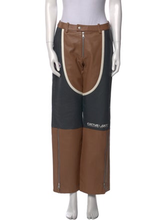 Jordan x Travis Scott Leather Wide Leg Pants