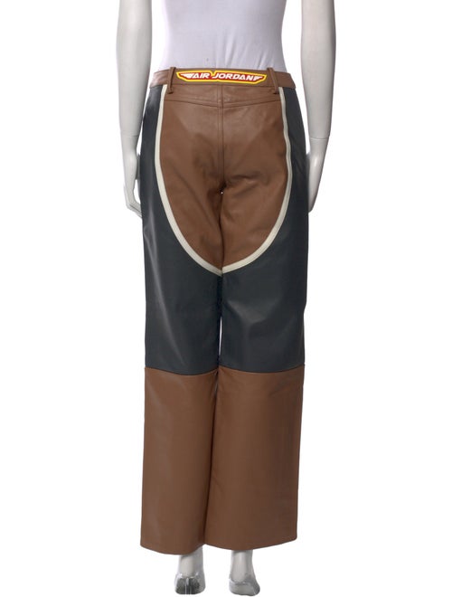 Jordan x Travis Scott Leather Wide Leg Pants