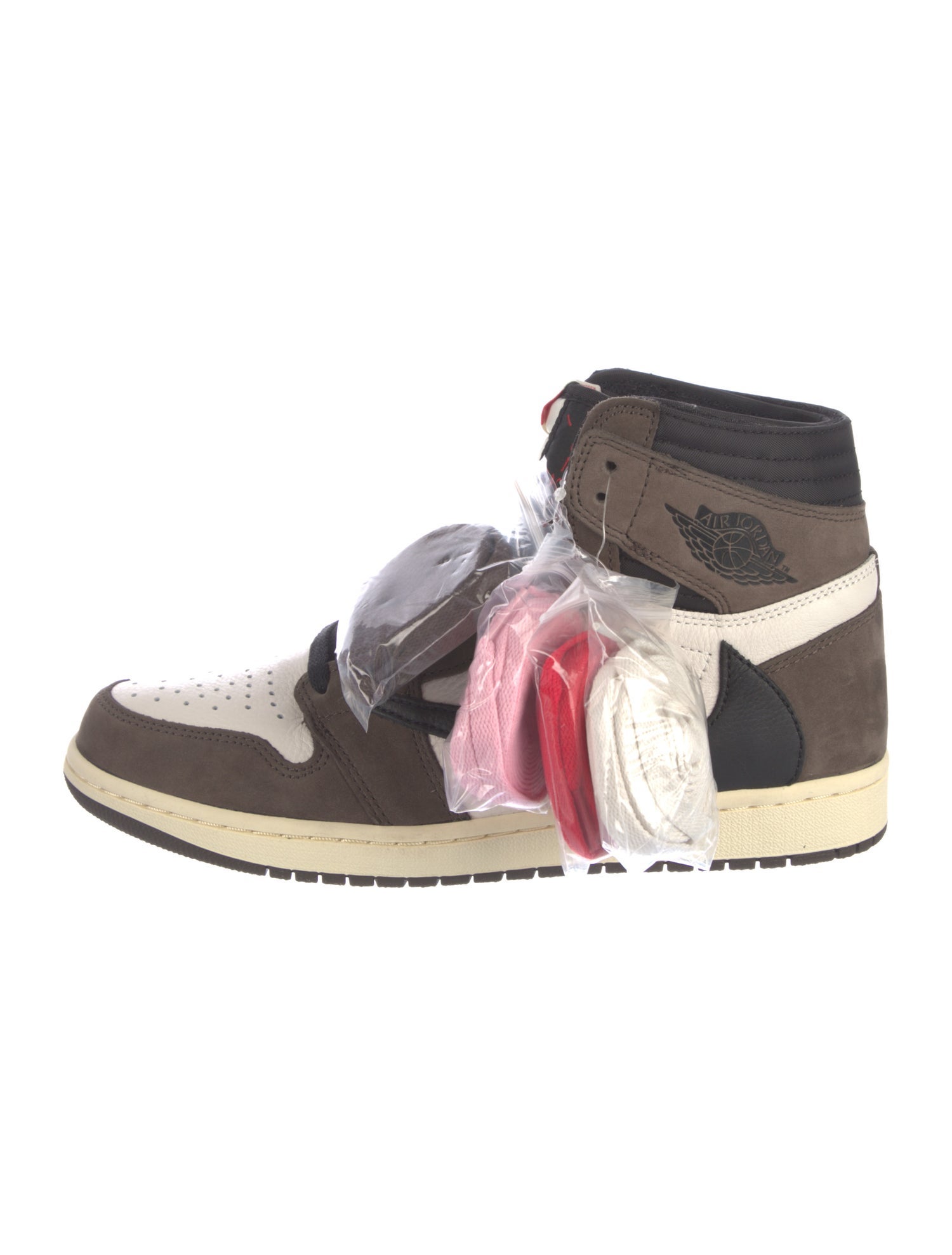 Jordan x Travis Scott 1 Retro High OG SP 'Mocha' Sneakers w/ Tags