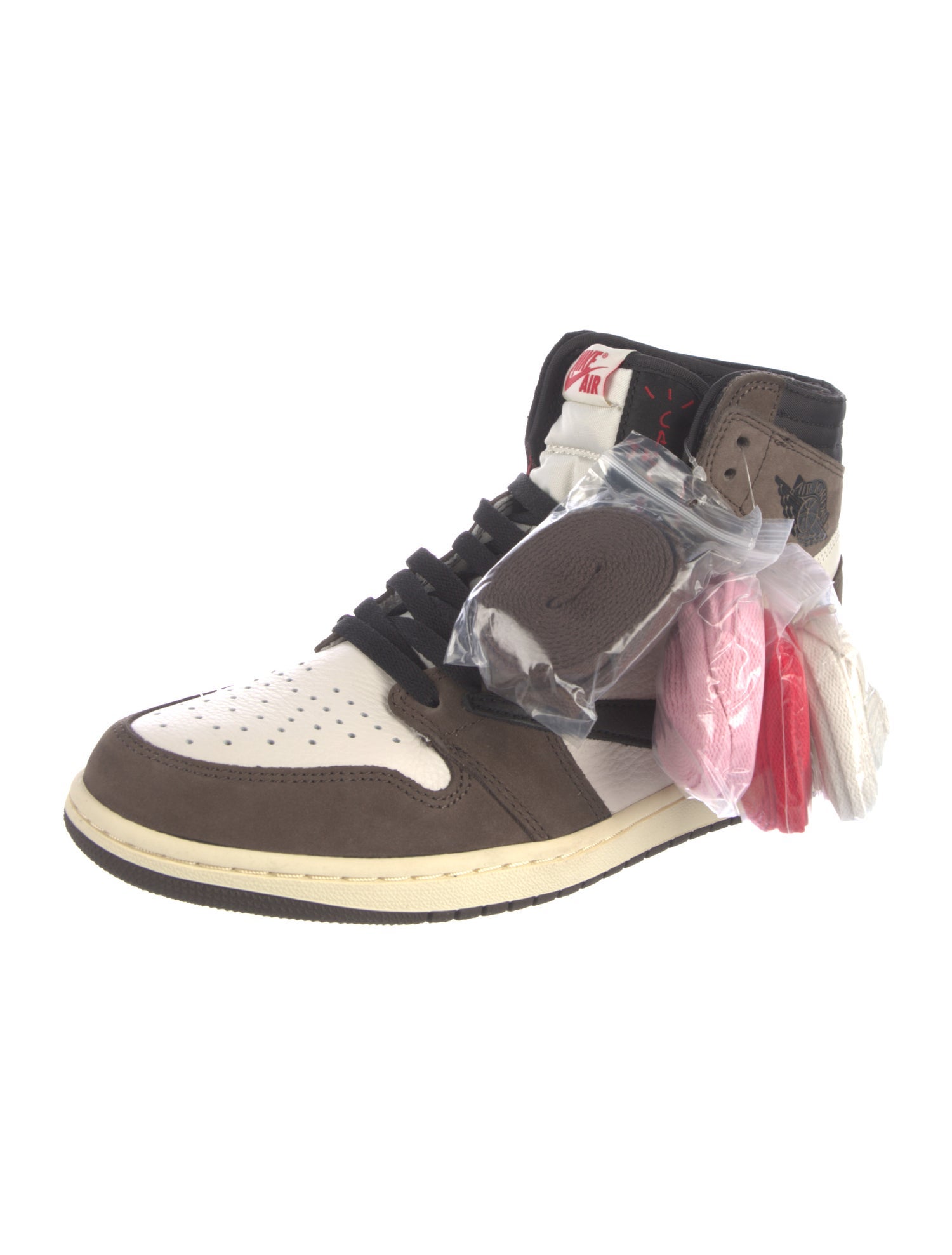 Jordan x Travis Scott 1 Retro High OG SP 'Mocha' Sneakers w/ Tags