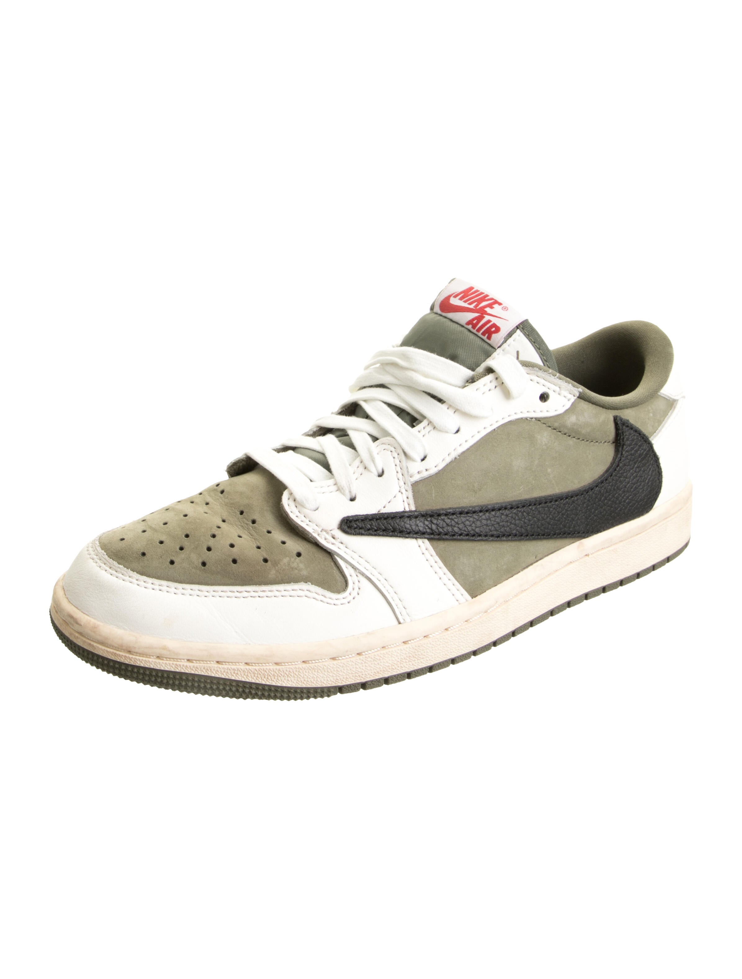 Jordan x Travis Scott 1 Retro Low OG SP 'Medium Olive' Athletic Sneakers