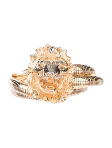 Judith Leiber Chain-Link Lion Belt