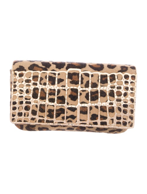 Judith Leiber Leopard Print Clutch leopard