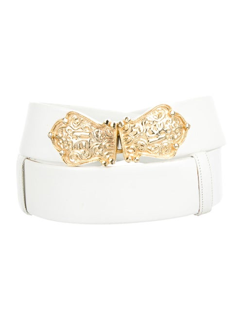 Judith Leiber Leather Hip Belt