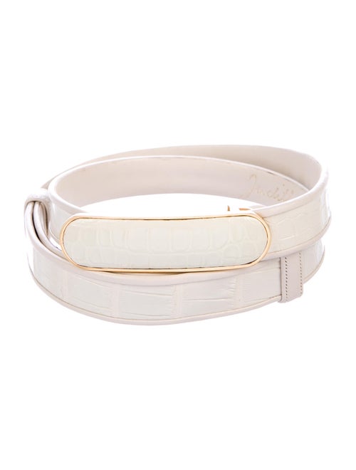 Judith Leiber Alligator Hip Belt w/ Tags