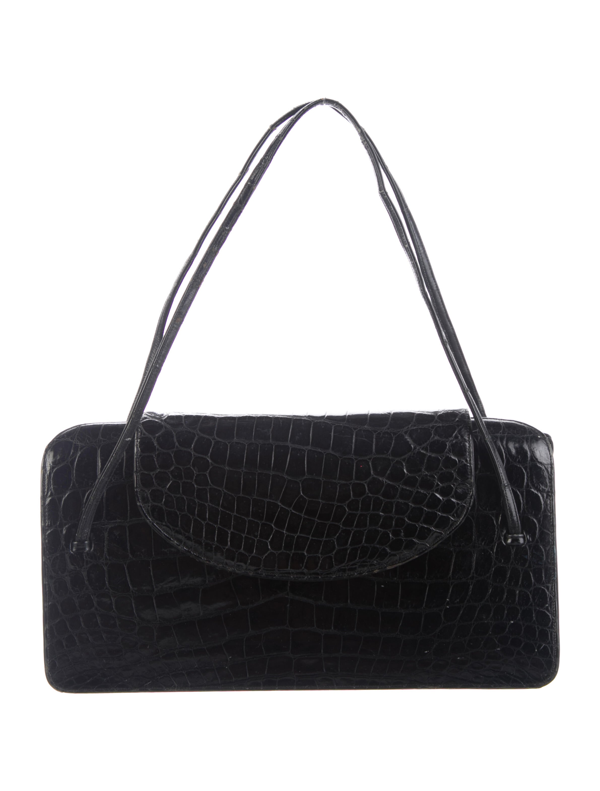 Judith Leiber Crocodile Evening Bag Black Evening Bags, Handbags
