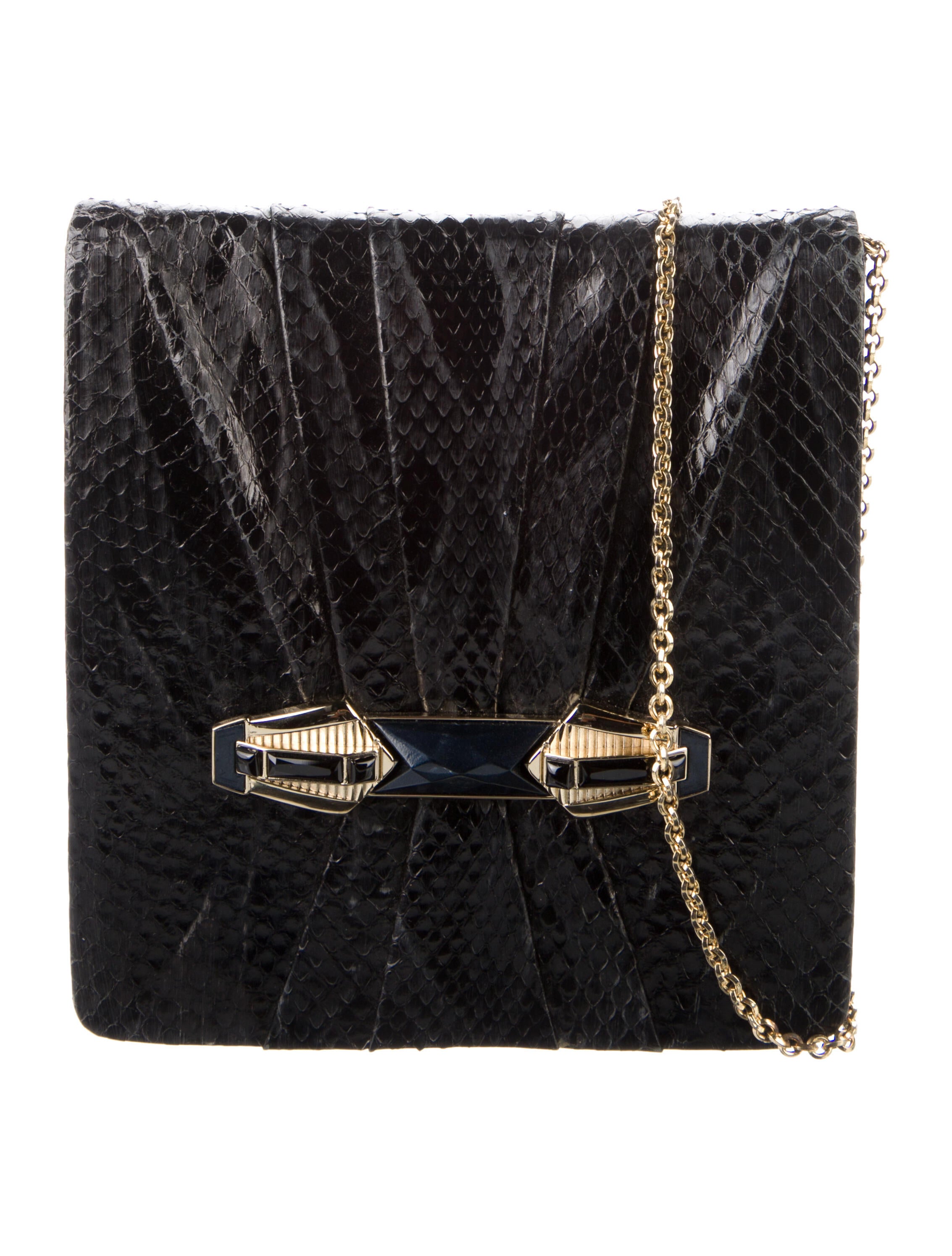 Judith Leiber ChainLink Crossbody Bag Black Crossbody Bags, Handbags